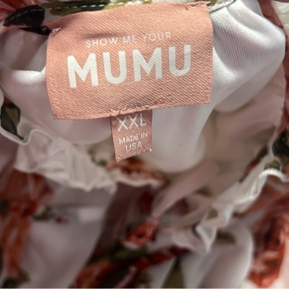 HP🎉Show Me Your MuMu,Chiffon Floral Dress, Completely Lined,Execlt Cond,Size XXL - Picture 4 of 11